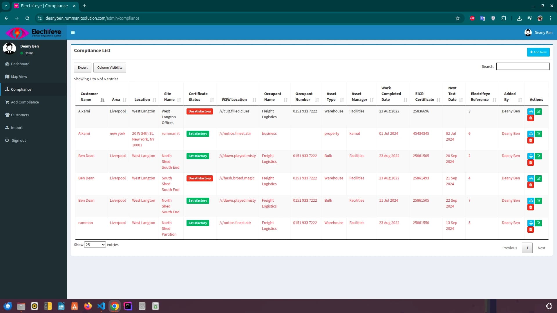 Electrifeye screenshot